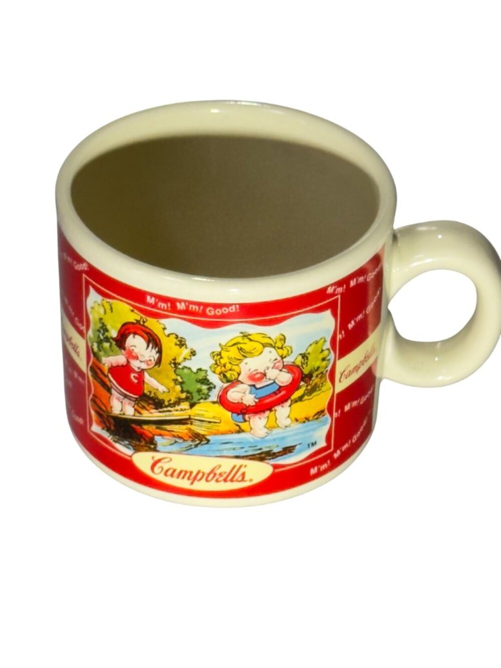 Set Of 2 Campbells Houston Harvest Ceramic Kids Mugs Vintage 1998 - Picture 4 of 11